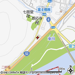ローソン富士川鰍沢店周辺の地図