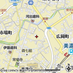岐阜県美濃市西市場町2917-1周辺の地図