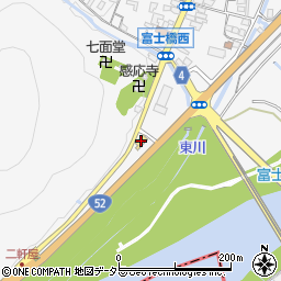 ローソン富士川鰍沢店周辺の地図