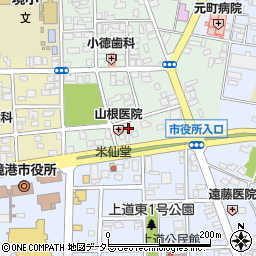鳥取県境港市元町123周辺の地図