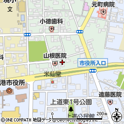 鳥取県境港市元町123-1周辺の地図