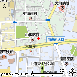 鳥取県境港市元町124周辺の地図