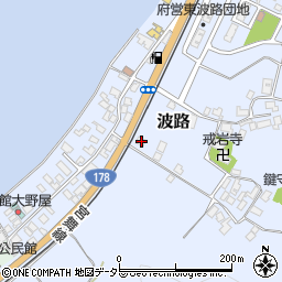 京都府宮津市波路61周辺の地図