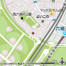 大田区役所公園　多摩川緑地事務所周辺の地図