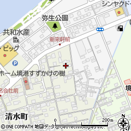 鳥取県境港市清水町775-8周辺の地図