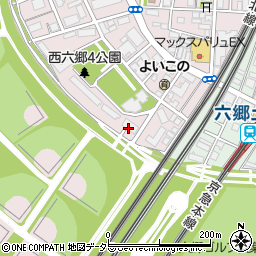 大田区立　多摩川緑地事務所周辺の地図