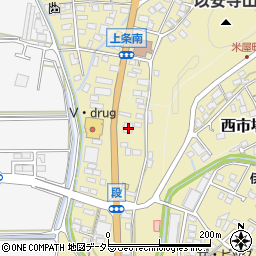 岐阜県美濃市110周辺の地図