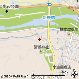 岐阜県関市武芸川町宇多院周辺の地図