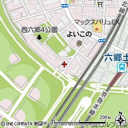 東京都大田区西六郷4丁目23周辺の地図