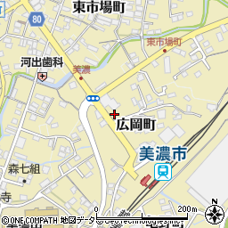 岐阜県美濃市2938周辺の地図
