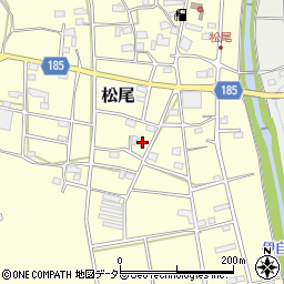 岐阜県山県市松尾112周辺の地図