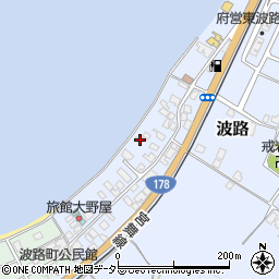 京都府宮津市波路331周辺の地図