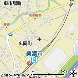 岐阜県美濃市広岡町2971周辺の地図
