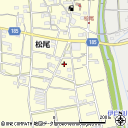 岐阜県山県市松尾155周辺の地図