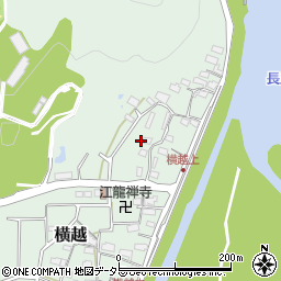 岐阜県美濃市横越622周辺の地図