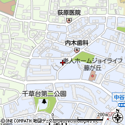 神奈川県横浜市青葉区千草台12-26周辺の地図