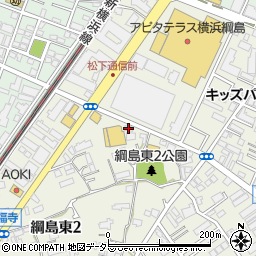 カーブス横浜綱島店周辺の地図
