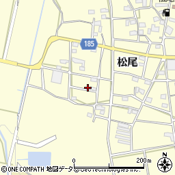 岐阜県山県市松尾115周辺の地図