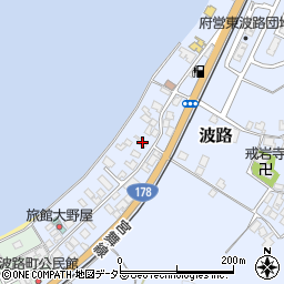 京都府宮津市波路333周辺の地図