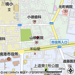 鳥取県境港市元町101周辺の地図