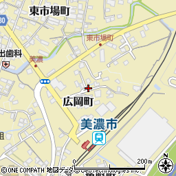 岐阜県美濃市2977周辺の地図