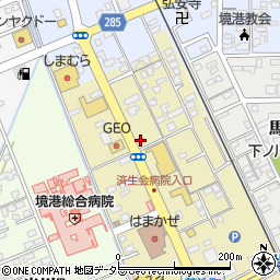 鳥取県境港市蓮池町54-1周辺の地図