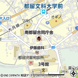 山梨県出先機関　富士・東部地域県民センター会計スタッフ周辺の地図