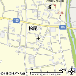 岐阜県山県市松尾114周辺の地図