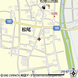 岐阜県山県市松尾156周辺の地図