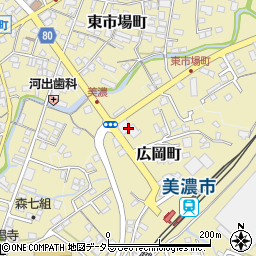 岐阜県美濃市2933周辺の地図