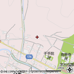 岐阜県山県市大桑周辺の地図