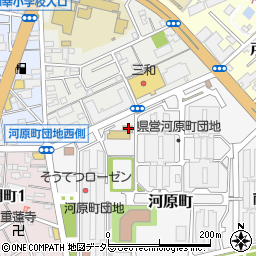 神奈川県川崎市幸区河原町1-44周辺の地図