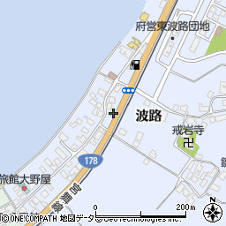 京都府宮津市波路2478-2周辺の地図