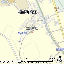 鳥取県鳥取市福部町高江122周辺の地図