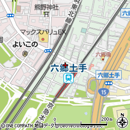 東京都大田区仲六郷4丁目22周辺の地図