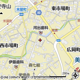 岐阜県美濃市西市場町2922周辺の地図