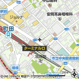 モスバーガー町田駅ターミナル口店周辺の地図
