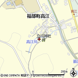 鳥取県鳥取市福部町高江119周辺の地図
