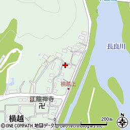 岐阜県美濃市横越693周辺の地図