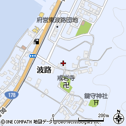 京都府宮津市波路286周辺の地図