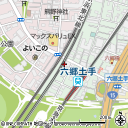東京都大田区仲六郷4丁目21周辺の地図