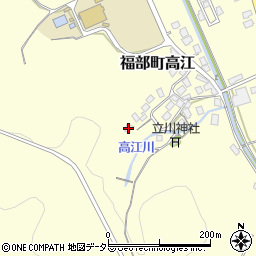 鳥取県鳥取市福部町高江147周辺の地図