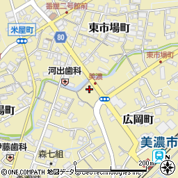 岐阜県美濃市2926周辺の地図
