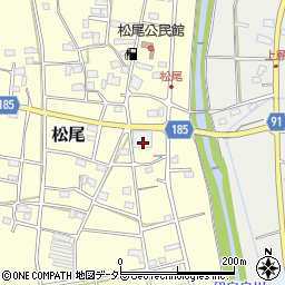 岐阜県山県市松尾164周辺の地図