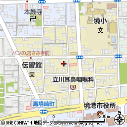 鳥取県境港市湊町周辺の地図