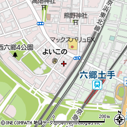 東京都大田区西六郷4丁目19周辺の地図