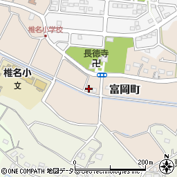 千葉県千葉市緑区富岡町周辺の地図