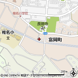 千葉県千葉市緑区富岡町周辺の地図