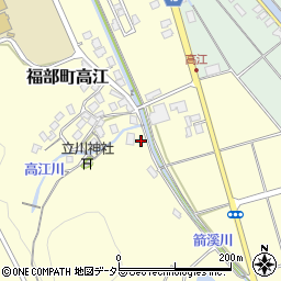 鳥取県鳥取市福部町高江126周辺の地図
