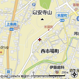 岐阜県美濃市西市場町2682周辺の地図